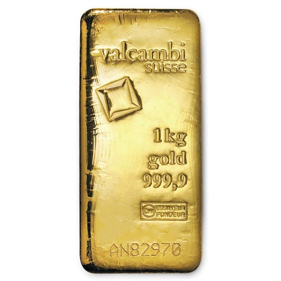 1 kilo Valcambi Gold Bar