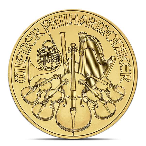 1/10 oz Austrian Gold Philharmonic Coin