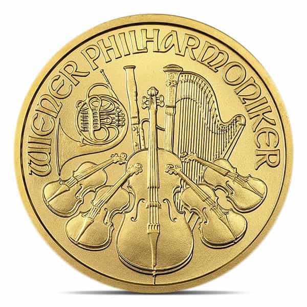 1/2 oz Austrian Gold Philharmonic Coin