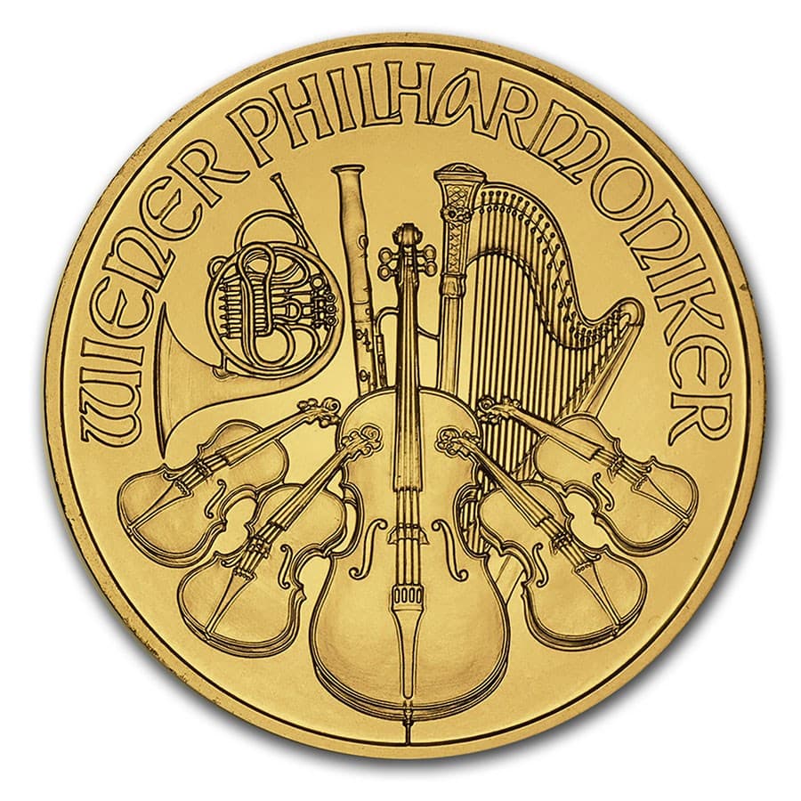 1/4 oz Austrian Gold Philharmonic Coin