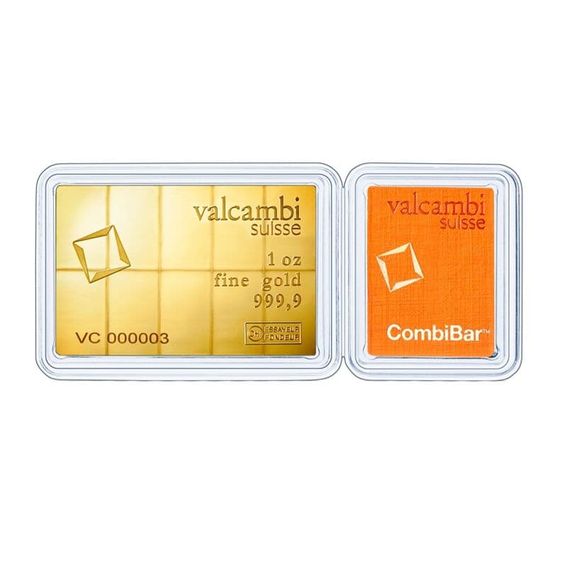 10 x 1/10 oz Valcambi Gold CombiBar
