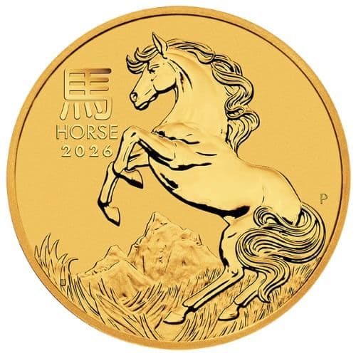 2026 1/4 oz Australian Gold Lunar Horse Coin
