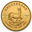 South African 1 oz Gold Krugerrand Coin (Random Year)