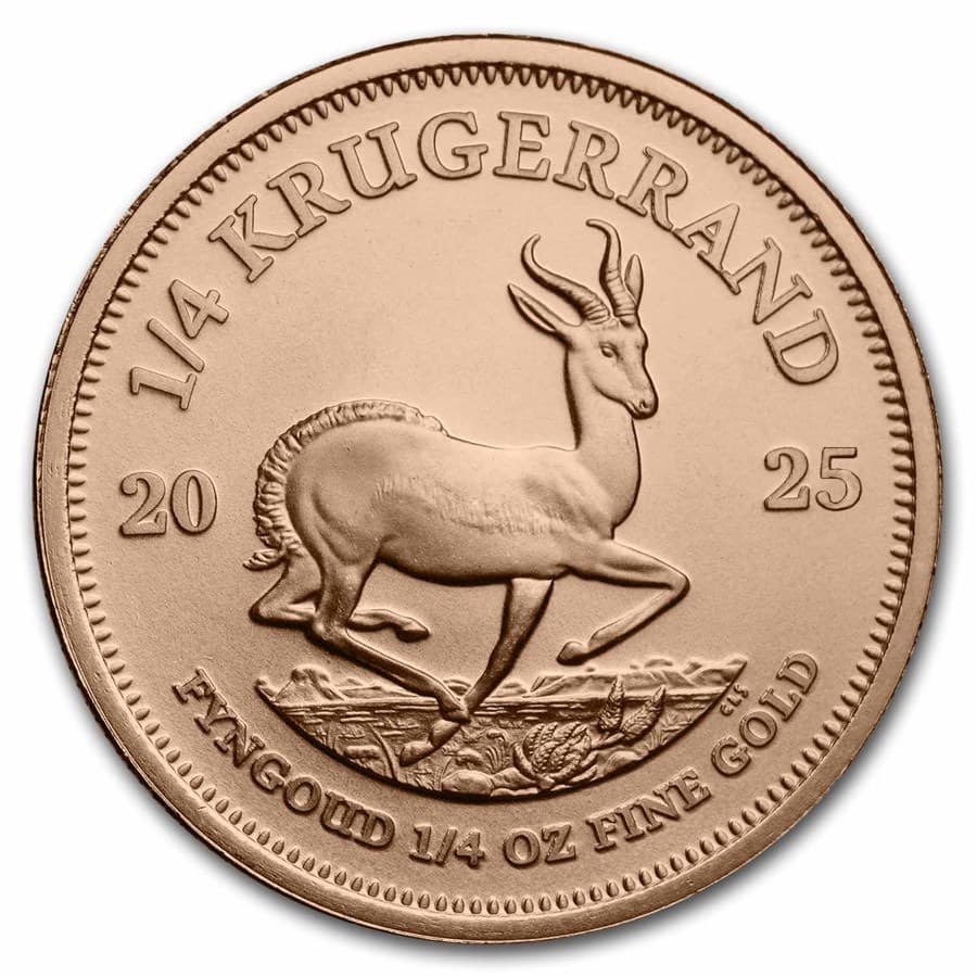 2025 South African 1/4 oz Gold Krugerrand