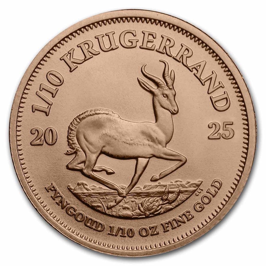 2025 South African 1/10 oz Gold Krugerrand