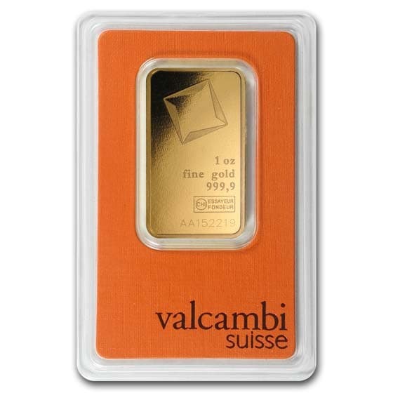 1 oz Valcambi Gold Bar