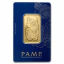 1 oz PAMP Suisse Lady Fortuna Gold Veriscan Bar