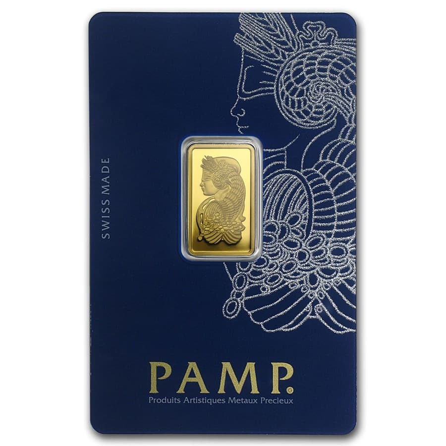 5 Gram PAMP Suisse Fortuna Gold Bar
