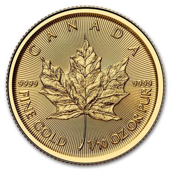 2025 1/10 oz Canadian Gold Maple Leaf Coin