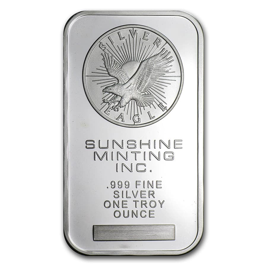 1 oz Sunshine Mint Silver Bar