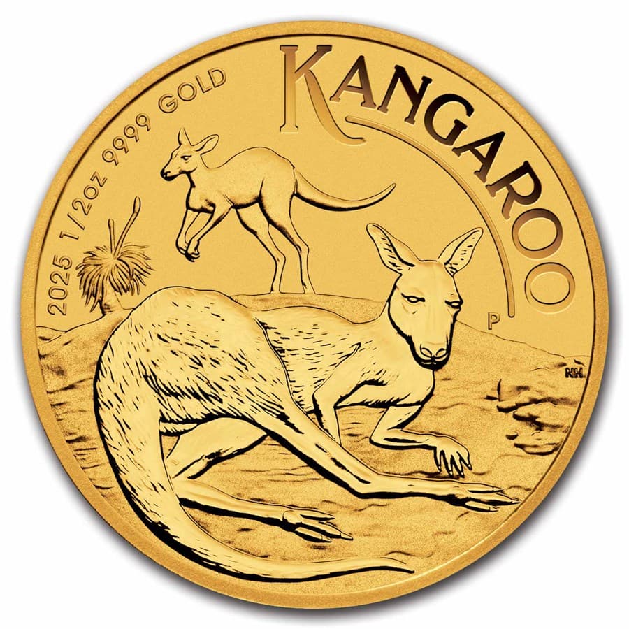 2025 Australian 1/2 oz Gold Kangaroo