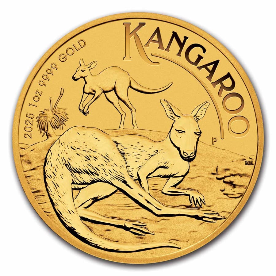 2025 1 oz Australian Gold Kangaroo Coin