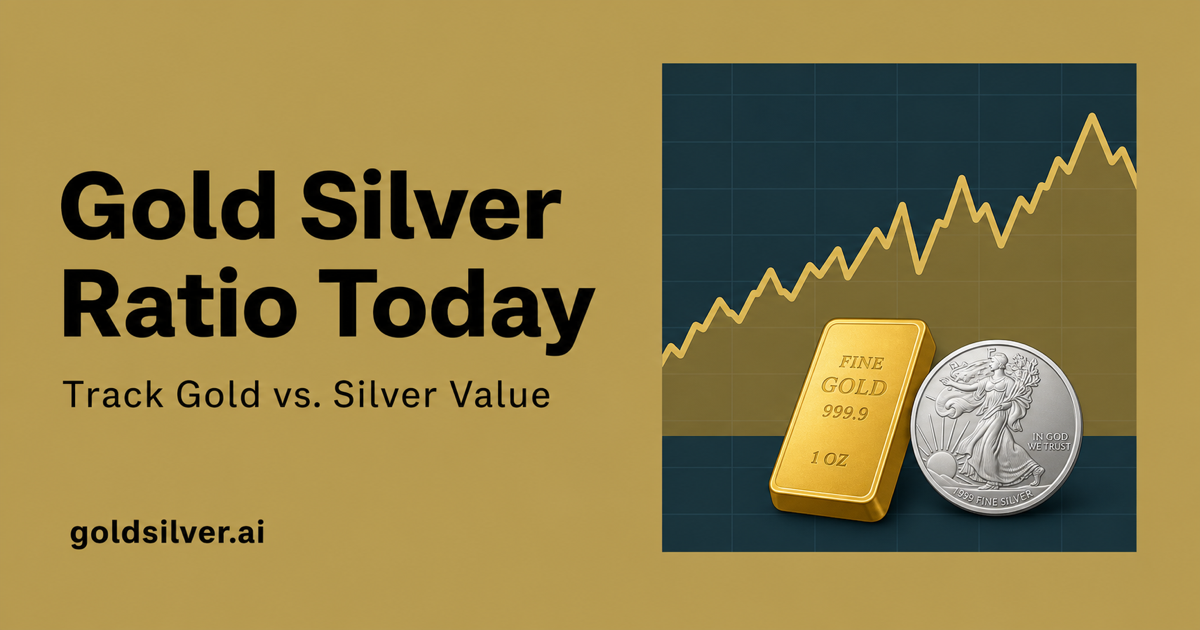 Gold Silver Ratio Today - Live Gold to Silver Ratio Chart